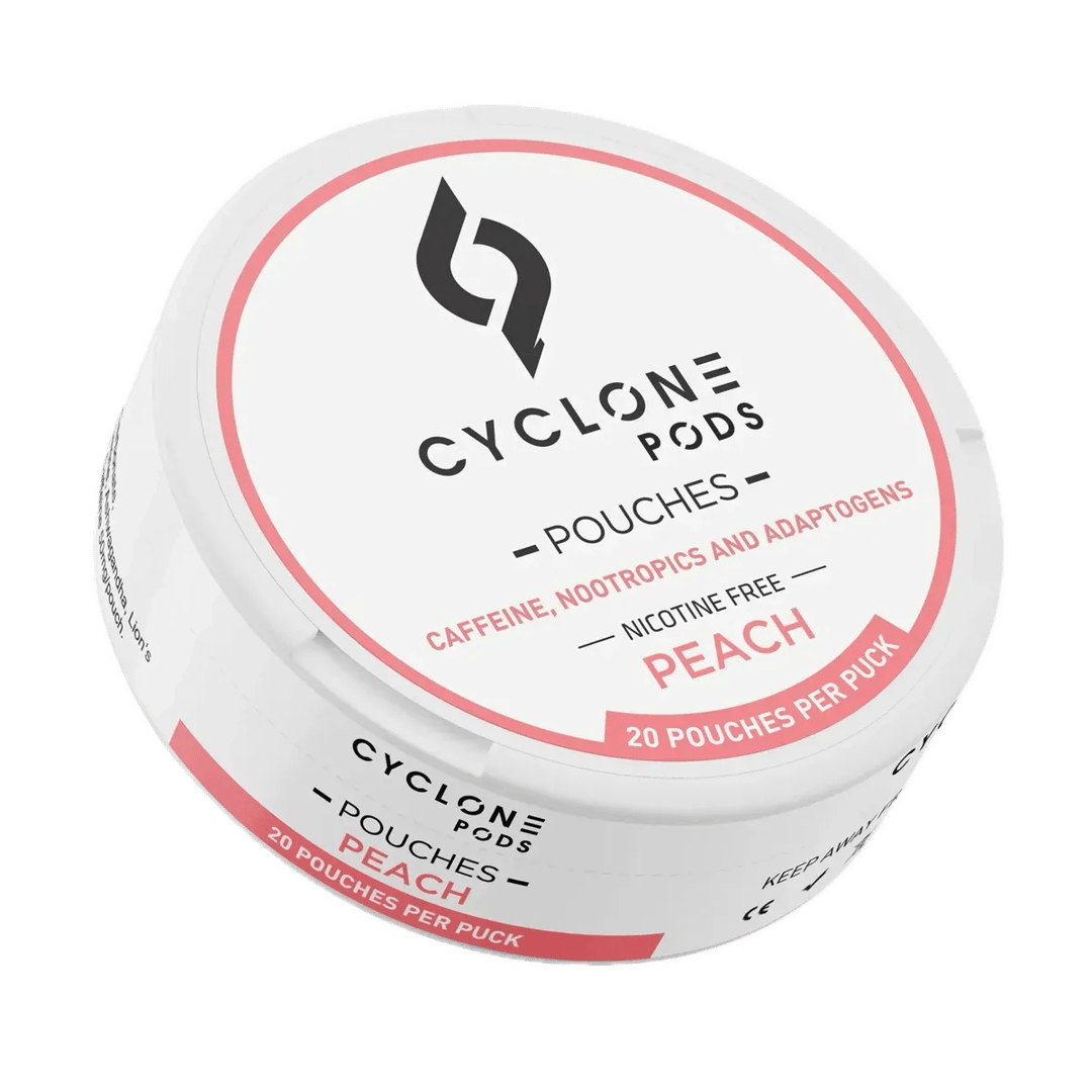 Focus Peach caffeine pouches