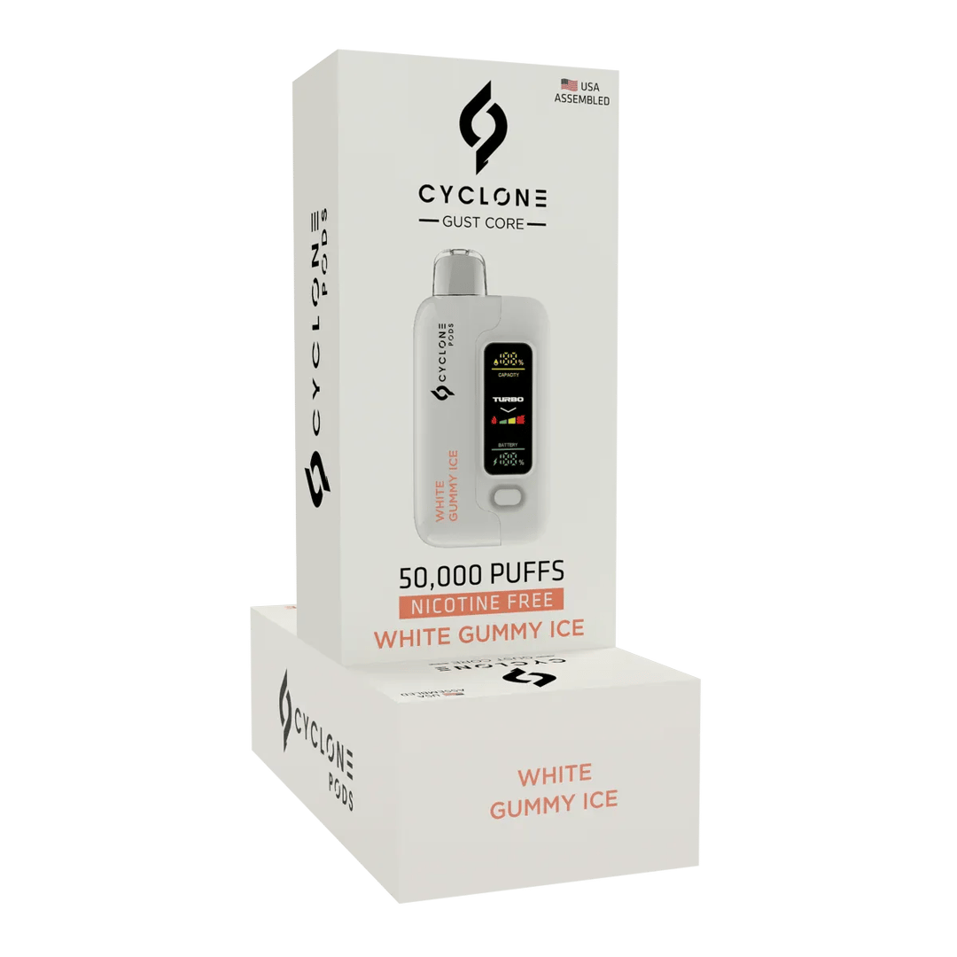 Gust Core White Gummy Ice nicotine-free vape