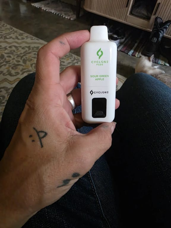Customer photo of Lightning Pod · Sour Green Apple by Andrea Burton