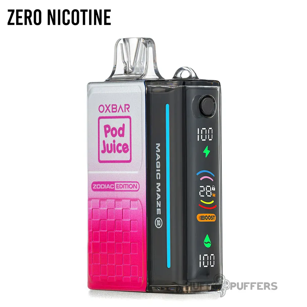 OXBAR x Pod Juice Magic Maze 2.0 zero-nicotine disposable
