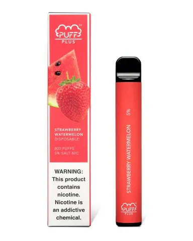 Puff Plus disposable vape in Strawberry Watermelon