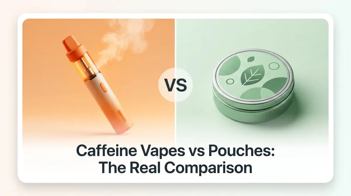 Caffeine Vapes vs Caffeine Pouches: Which Gives You Better Energy?