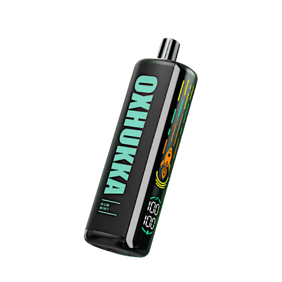 OXBAR OXHUKKA disposable vape with LED screen display