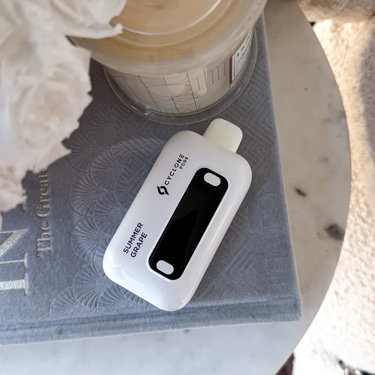 Cyclone Pods Gust Pro nicotine-free disposable vape with ceramic coil — 20,000 puffs, USB-C rechargeable
