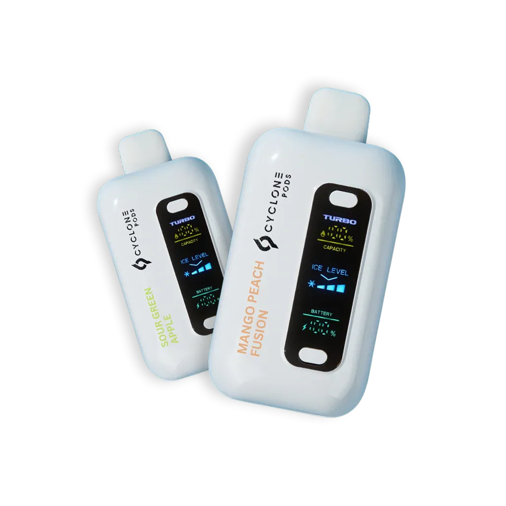 Cyclone Pods Gust Pro fruit flavors nicotine-free disposable vape lineup