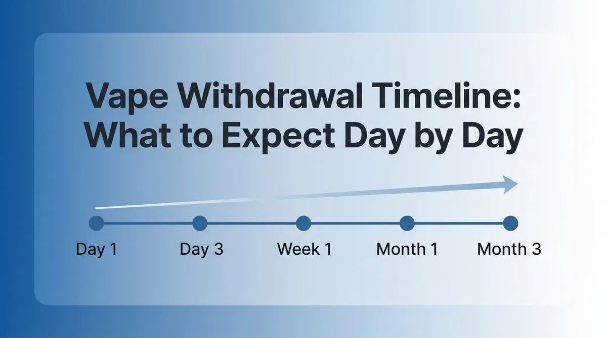 Vape Withdrawal Timeline: Day-by-Day Symptoms and What Actually Helps